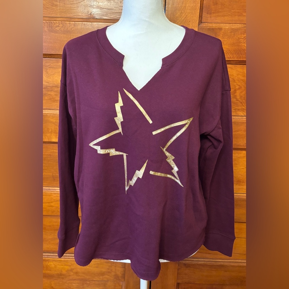 Torrid Purple Star Women's Top